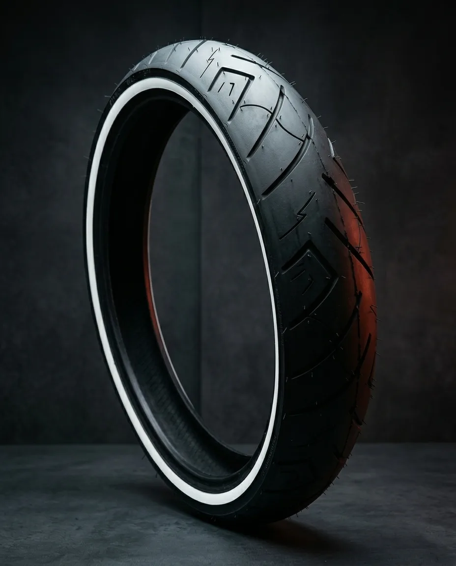 Shinko White Wall Front Tire