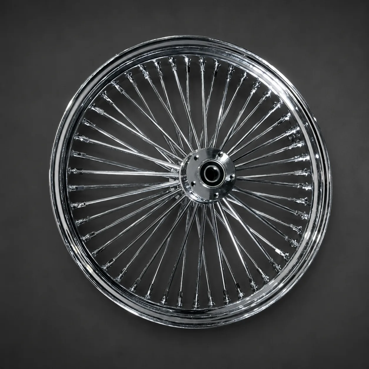 21" Front Wheel - 52 Spokes Chrome