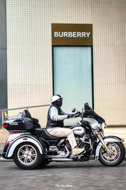 Matching Stahlhelm with Trike